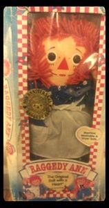 Vintage original 80th anniversary Raggedy Ann doll